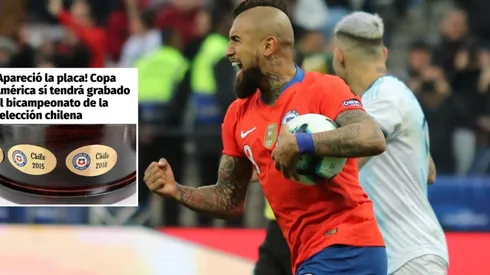 Vidal no ocultó su felicidad por la aparición de la placa