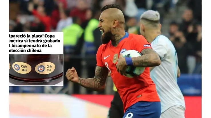 Vidal no ocultó su felicidad por la aparición de la placa