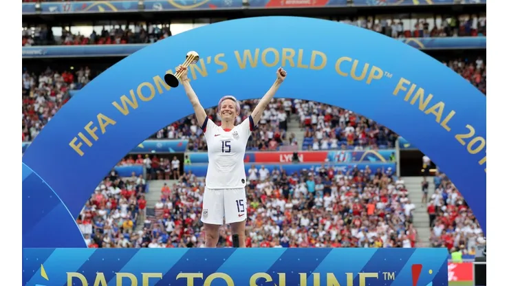 Megan Rapinoe fue la mejor jugador del Mundial Femenino.