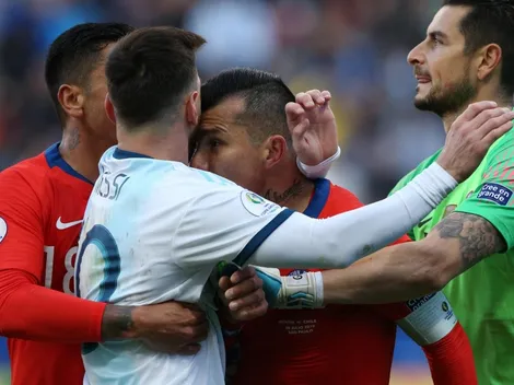 La molestia de Gary Medel tras la premiación