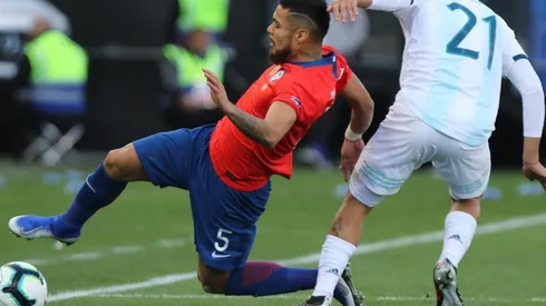 Paulo Díaz contra Argentina.