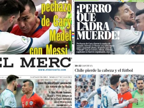 Medel y Messi se toman las portadas de la prensa nacional