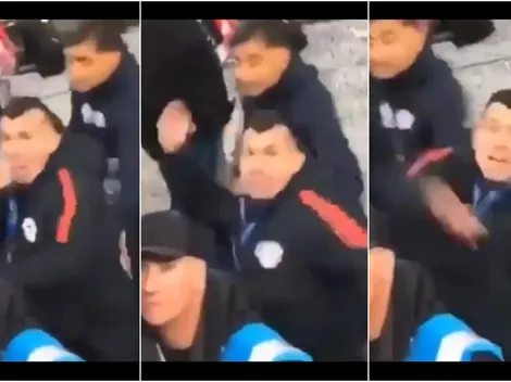 Gary Medel lanza un chicle a hinchas argentinos que lo insultaban en Sao Paulo