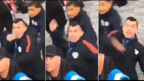 Gary Medel reaccionó ante los insultos de los hinchas.