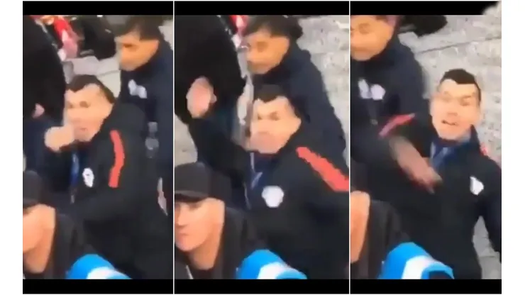 Gary Medel reaccionó ante los insultos de los hinchas.