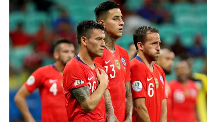 Aránguiz con Pulgar y el Chapa en la Copa América.