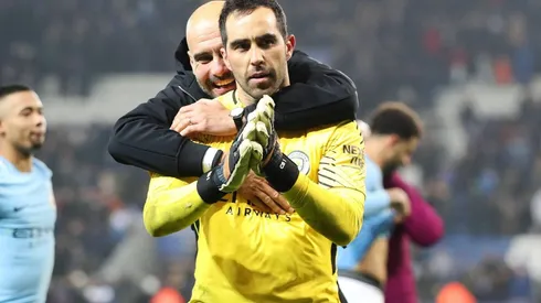 Bravo y Pep en el City.