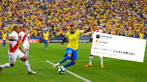 Dani Alves contra Perú.