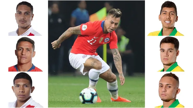 Guerrero, Alexis, Flores, Vargas, Firmino, Coutinho y Everton llevan dos goles en la Copa América