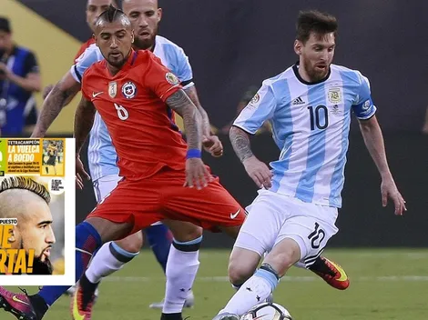 Olé calienta el partido por el tercer lugar con Vidal en portada