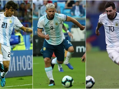 Argentina prepara equipo top ante Chile, con Dybala, Agüero y Messi en punta