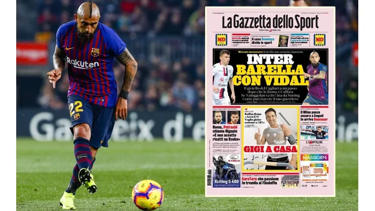 Arturo Vidal lleva una temporada con en Barcelona y lo quieren en Italia