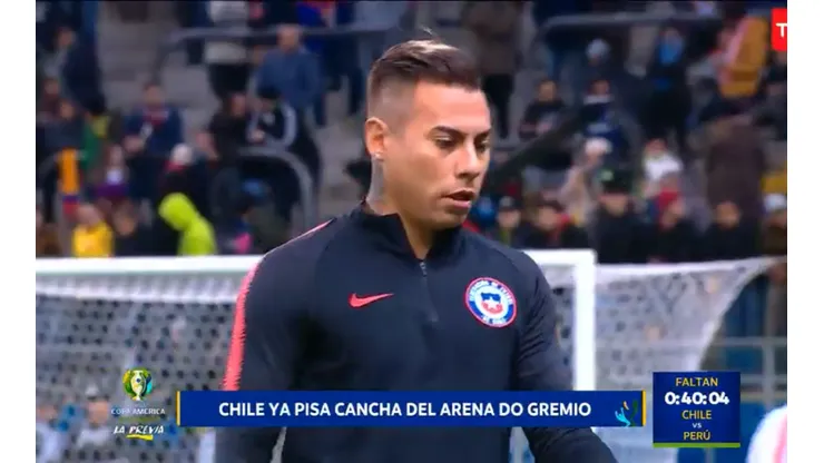Eduardo Vargas aparece como mayor amenaza de gol para Perú