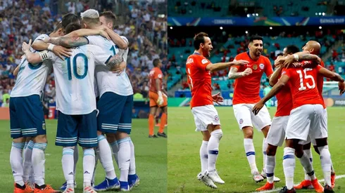 Argentina y Chile revivirán las finales de 2015 y 2016 en la definición por el tercer lugar (Fotos: Getty Images)
