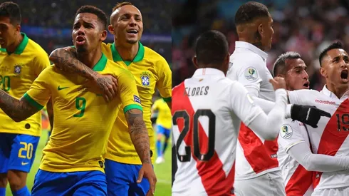 Brasil buscará volver a pasar por encima de Perú, equipo al que goleó 5-0 en fase de grupos (Fotos: Getty Images)
