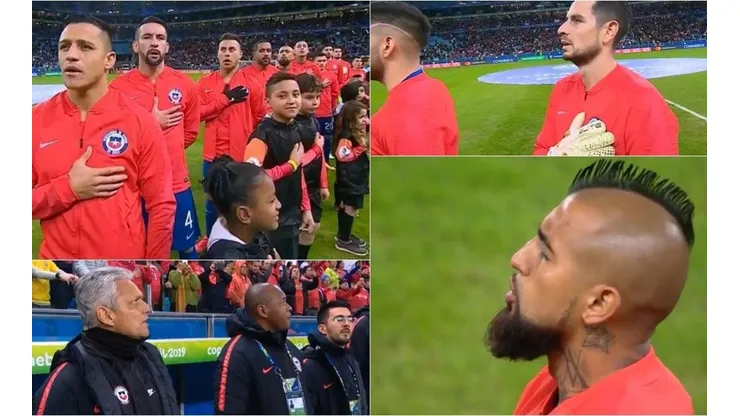 La Roja canta fuerte.