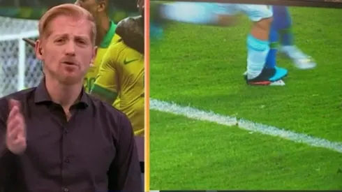 El presentador de FOX Sports accedió a una imagen aclaratoria