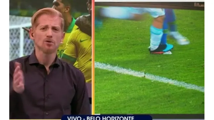 El presentador de FOX Sports accedió a una imagen aclaratoria