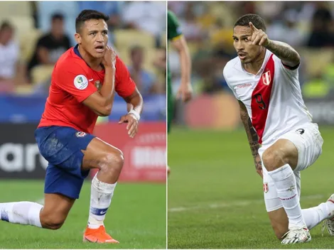Formaciones de Chile y Perú para la segunda semifinal de la Copa América