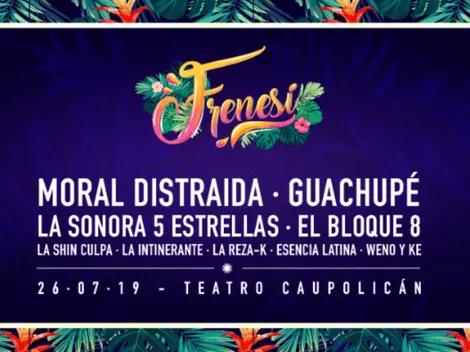 Los grupos que lideran el Festival Frenesí en el Teatro Caupolicán