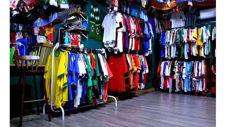 El paraíso de las camisetas en Porto Alegre