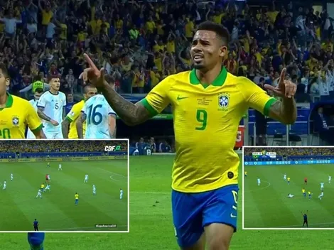 Golazo: De hoyito, globo y enganche Brasil rompe la defensa de Argentina