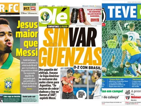 Diario Olé sufre y los brasileños se burlan: "Jesús es más grande que Messi"