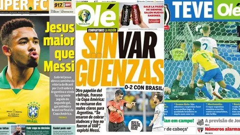 Olé y la copia de Olé se vieron esta mañana