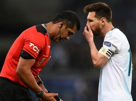Messi indignado dispara contra el arbitraje, la Conmebol y el VAR