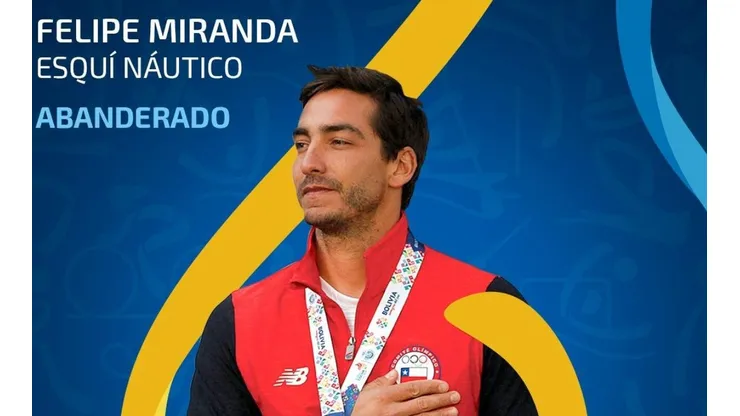 Felipe Miranda fue elegido el abanderado de Chile para el Panamericano de Lima 2019