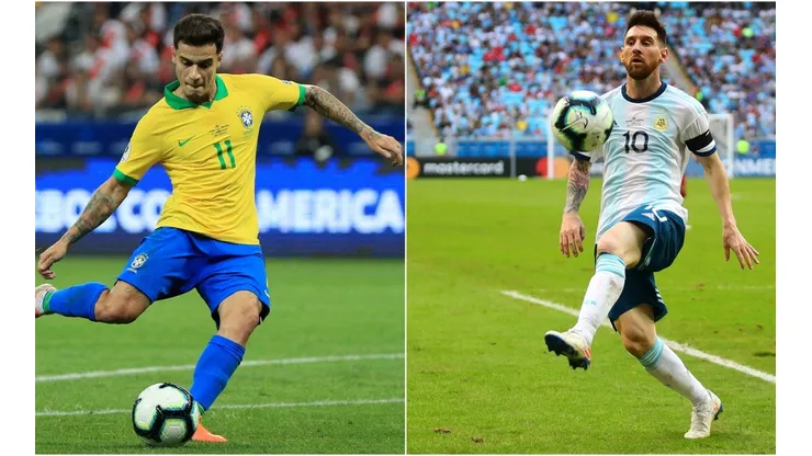 Philippe Coutinho y Lionel Messi son promesa de buen fútbol en Belo Horizonte