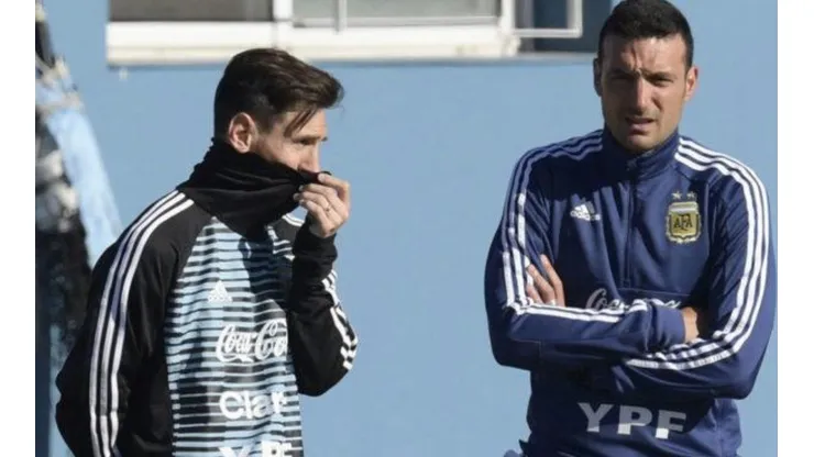 Scaloni confía en el liderazgo de Messi