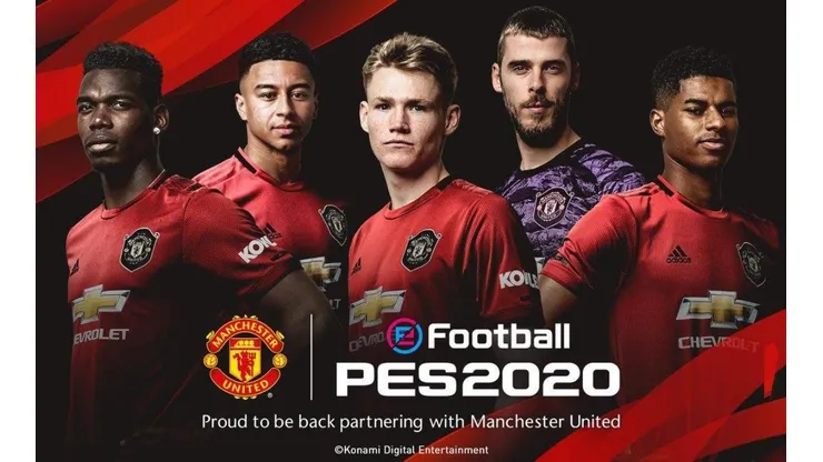 Manchester United es nuevo partner de PES 2020 y llega full licenciado