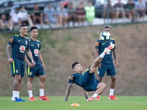 Richarlison reaparece tras sufrir de paperas y Brasil entrena con plantel completo