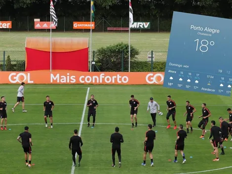 Tormenta en Porto Alegre amenaza práctica de La Roja