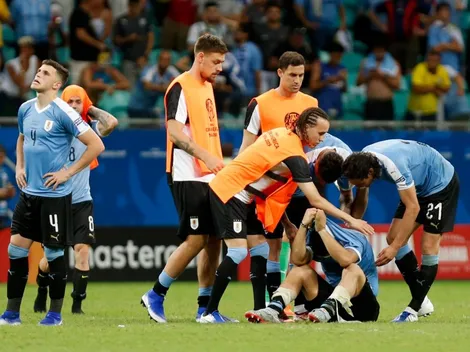 Luis Suárez es el villano de Uruguay y llora desconsolado