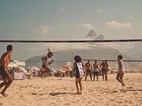 Hijo de gato: El gesto de crack del hijo de Marcelo jugando futvoley