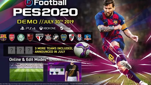 El Cacique y el Chuncho, protagonistas junto a Messi en el demo del PES 2020.