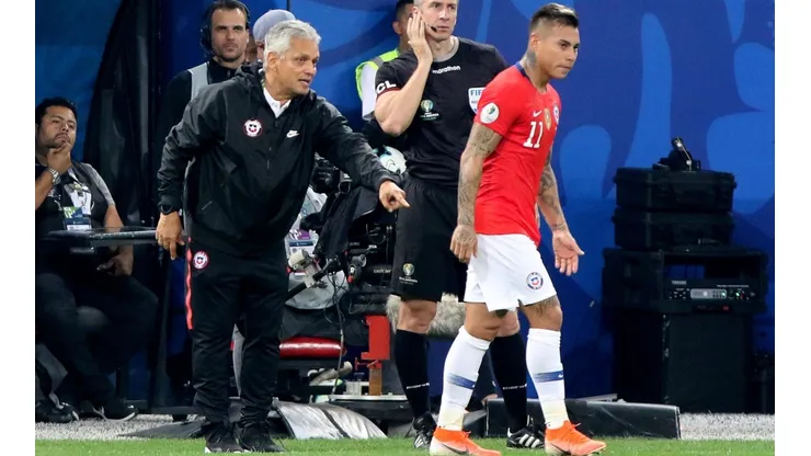 Rueda imparte instrucciones en la Copa América.