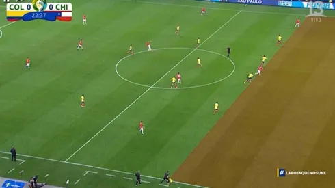 Gol anulado por offside de Alexis