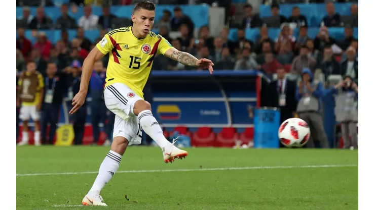 Mateus Uribe falló un penal con Colombia en el Mundial de Rusia