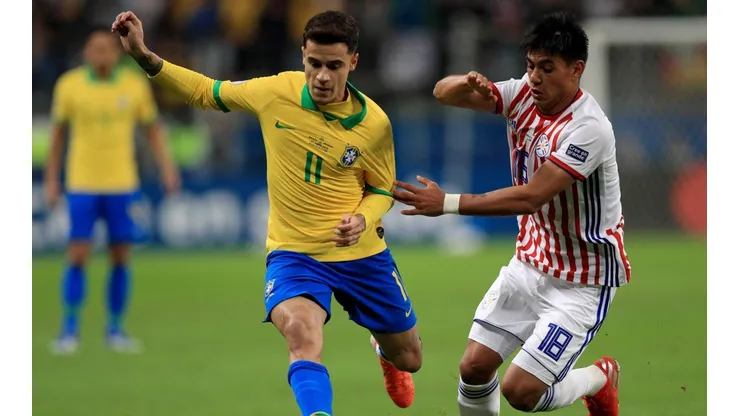 Brasil y Paraguay juegan por los cuartos de final