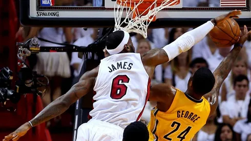 LeBron James jugando por Miami Heat