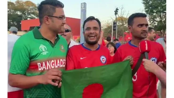 La Roja suma apoyo desde el otro lado del mundo
