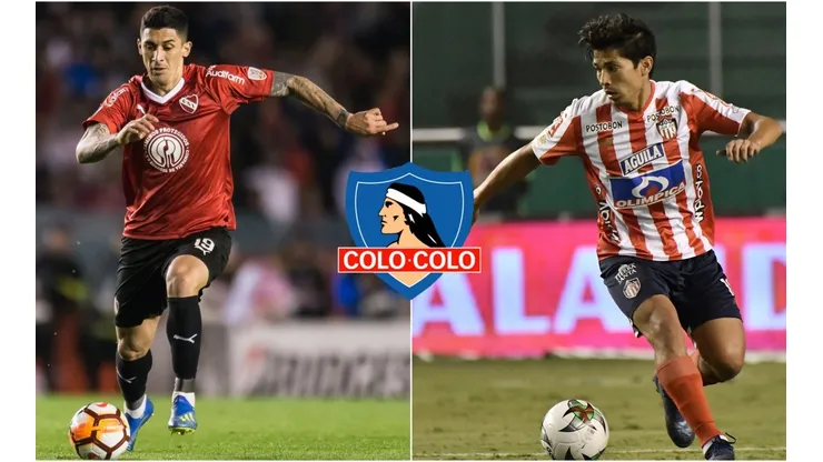 Tucu Hernández y Mati Fernández en carpeta de Colo Colo
