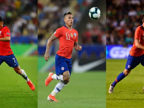 Sánchez, Vargas e Isla aparecen en equipo que rinde más en selecciones que clubes
