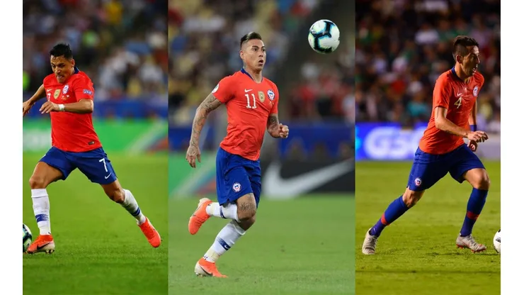 Alexis, Vargas e Isla entre los jugadores que rinden más en su selección que en sus clubes (Fotos: Getty Images)