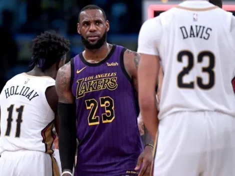 LeBron James le cede el número 23 a Anthony Davis en los Lakers