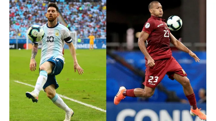 Argentina y Venezuela definirán al segundo semifinalista del torneo (Fotos: Getty Images)