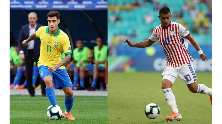 Brasil y Paraguay se enfrentarán este jueves por cuartos de final (Fotos: Getty Images)